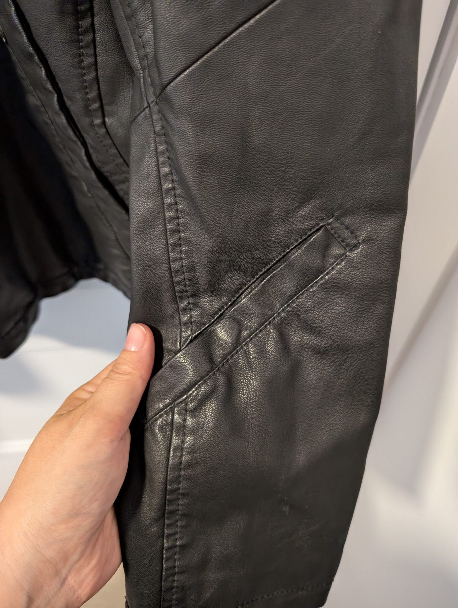 Image for G Star Raw/Veste en imitation de cuir Sz XL