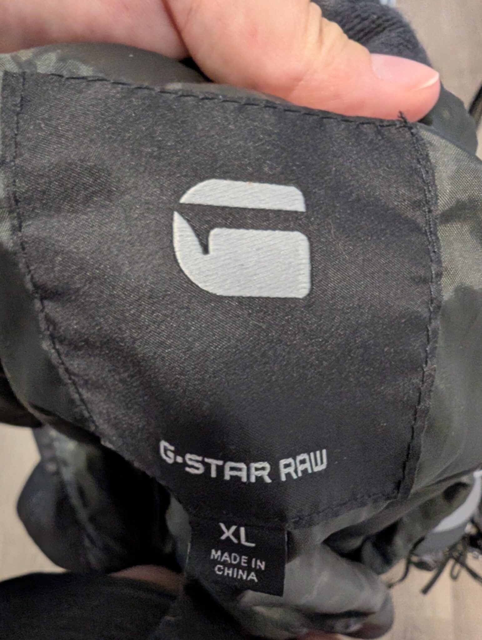 Image for G Star Raw/Veste en imitation de cuir Sz XL