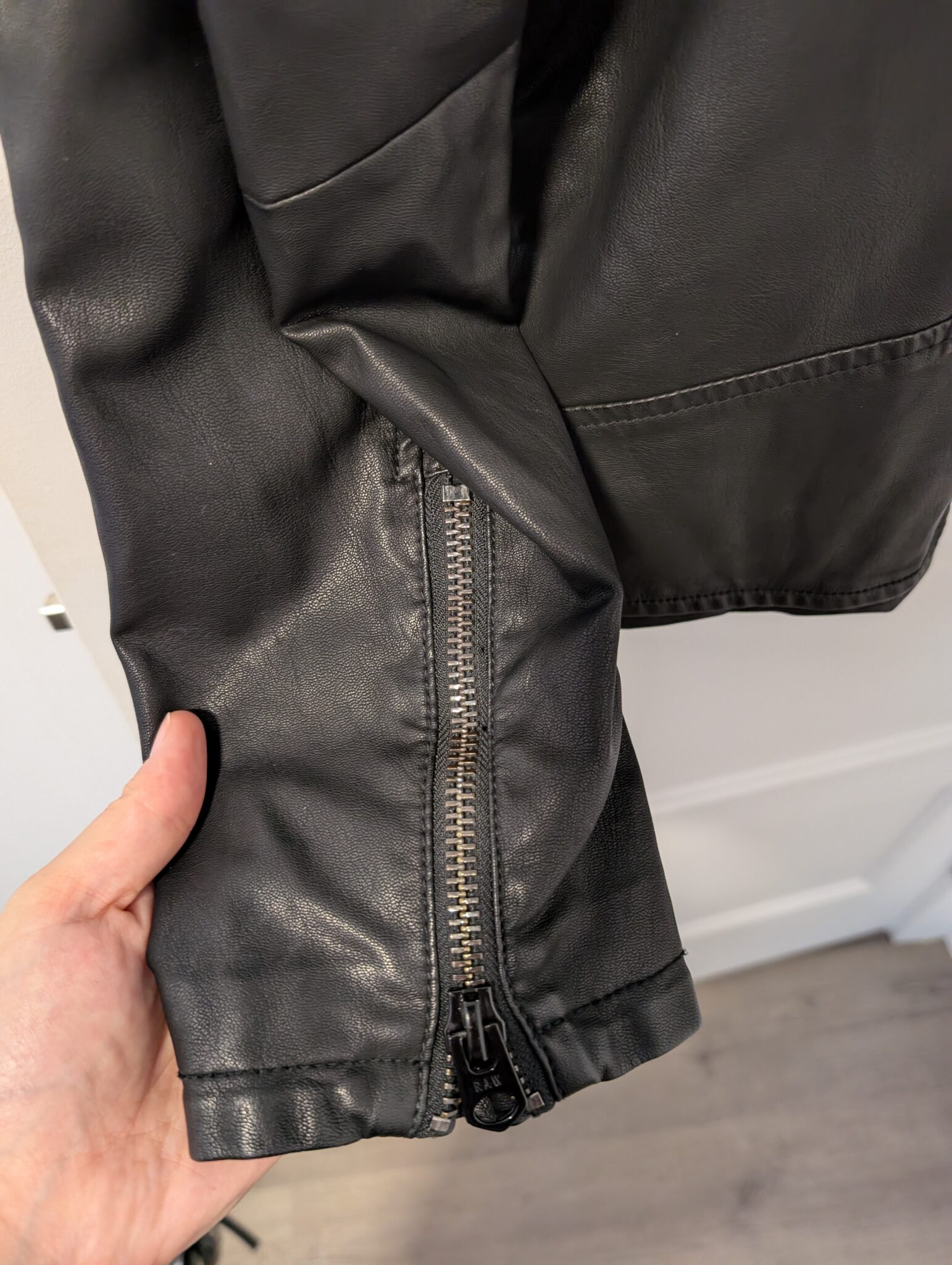 Image for G Star Raw/Veste en imitation de cuir Sz XL
