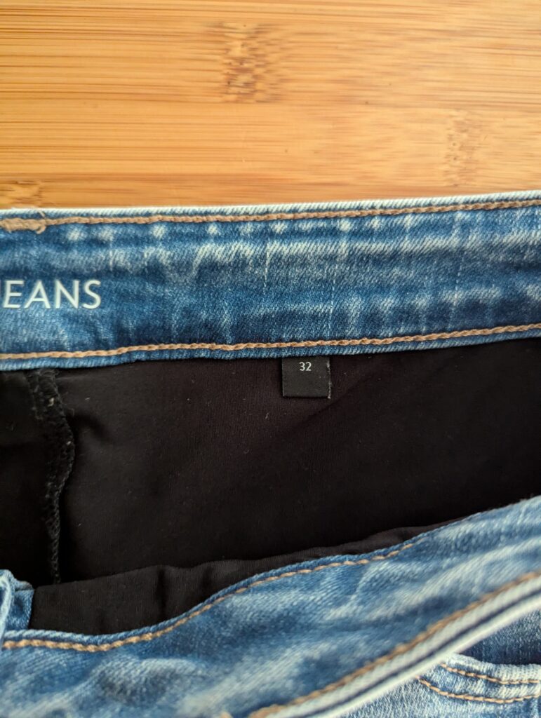 Image for Denim skirt with shorts