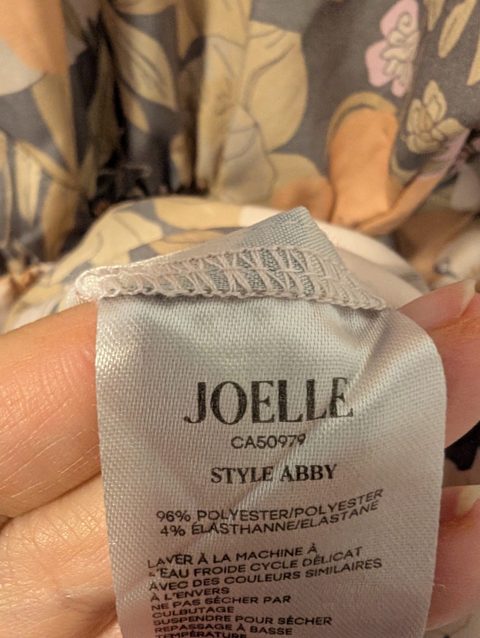 Image for Joelle/Robe Abby Sz XS