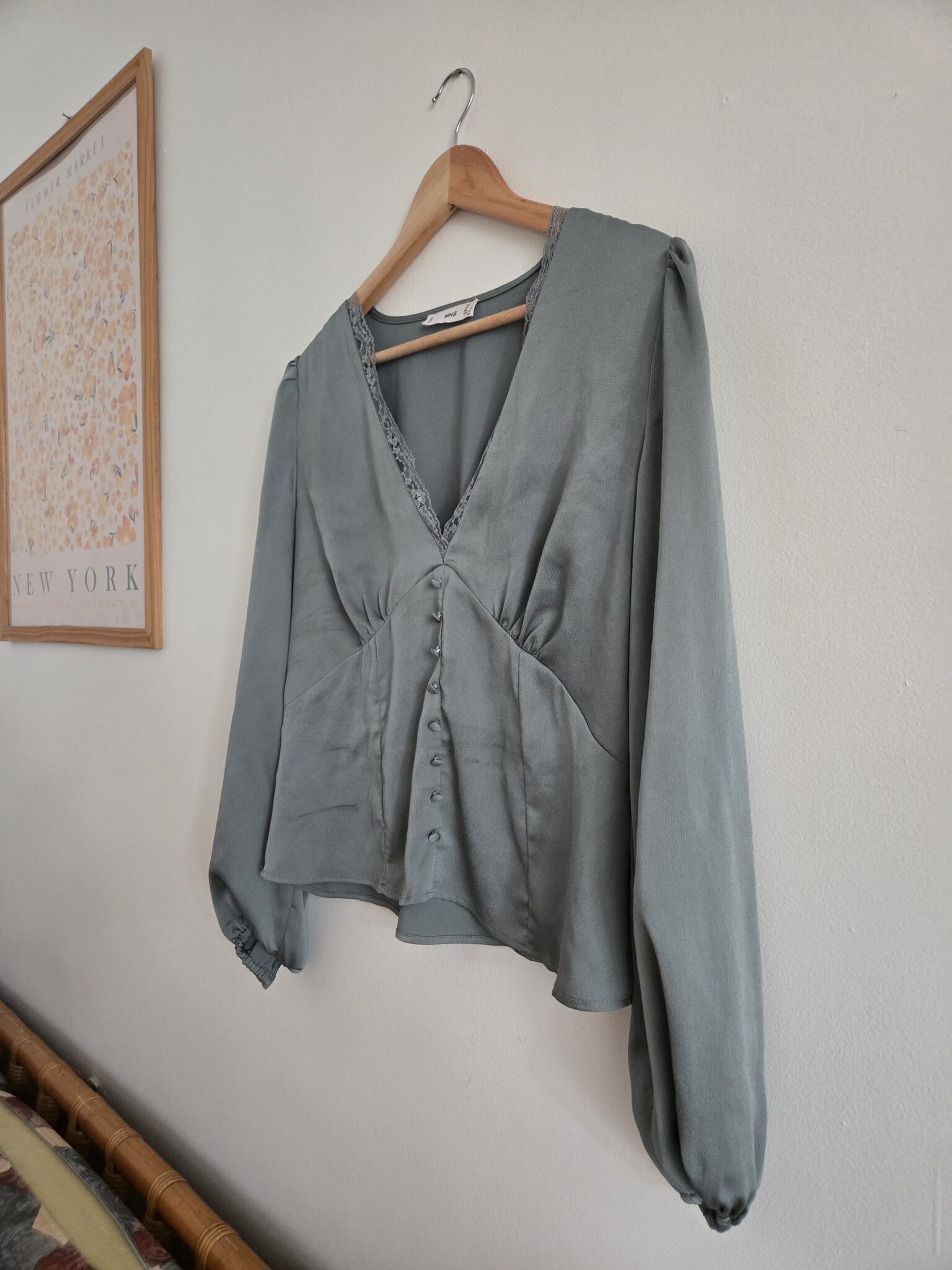 Image for Mango satin top