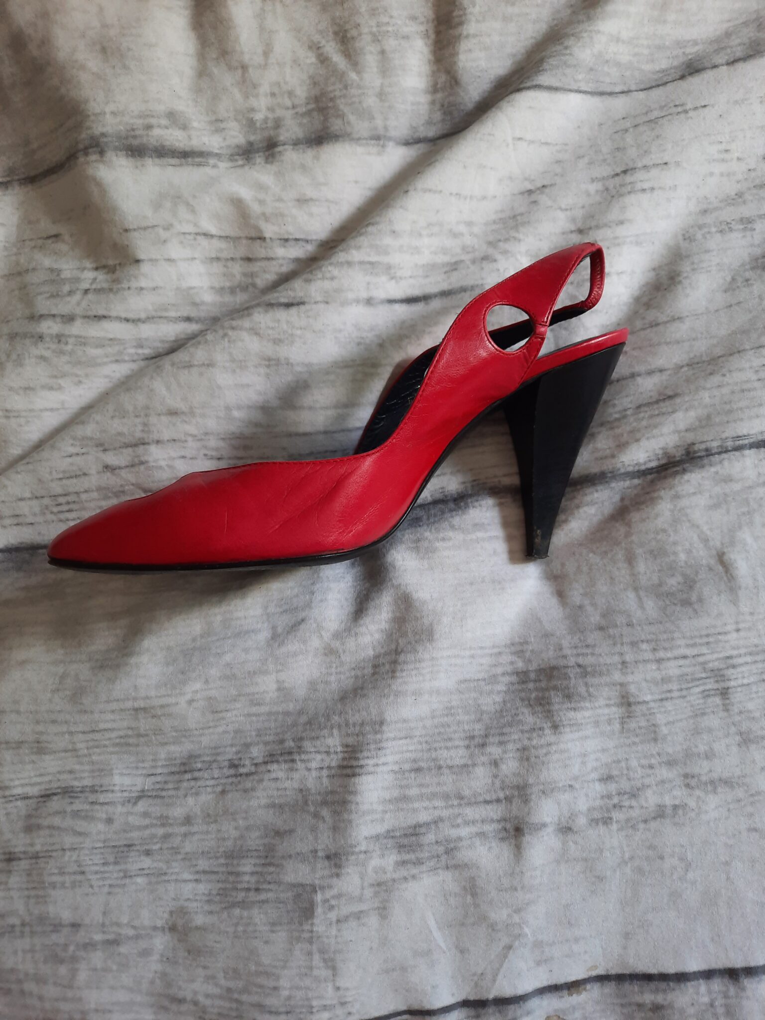 Image for Souliers à talons hauts rouges Casadei faits en italie