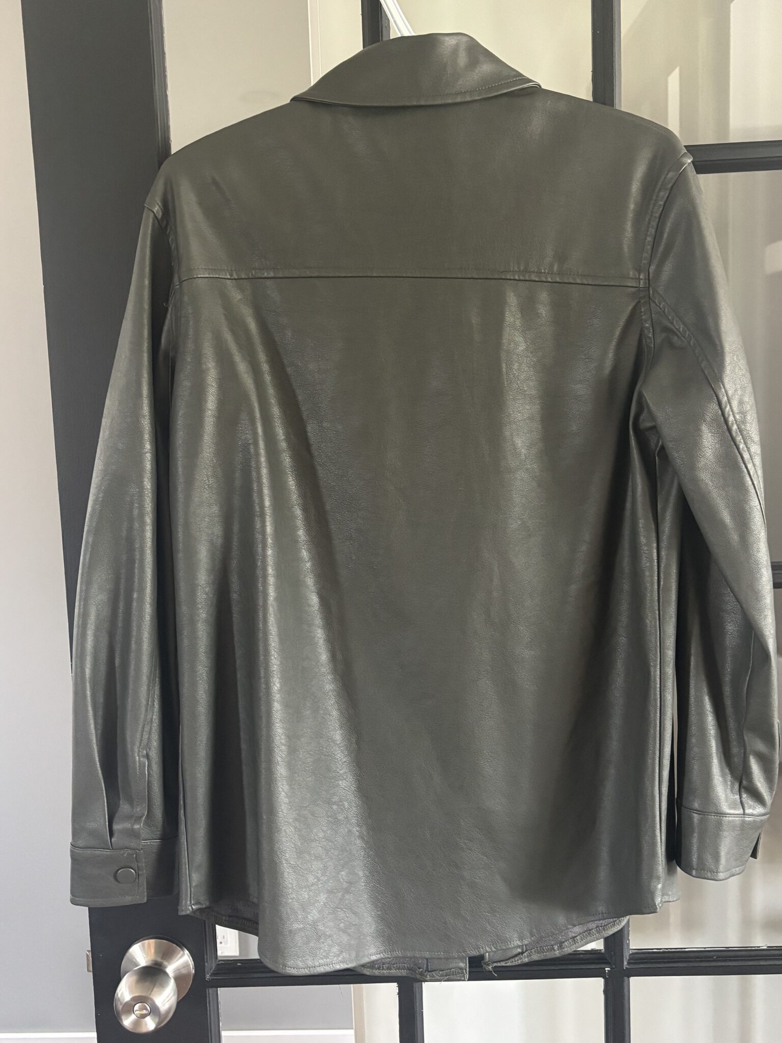 Image for Veste en cuirette oversize
