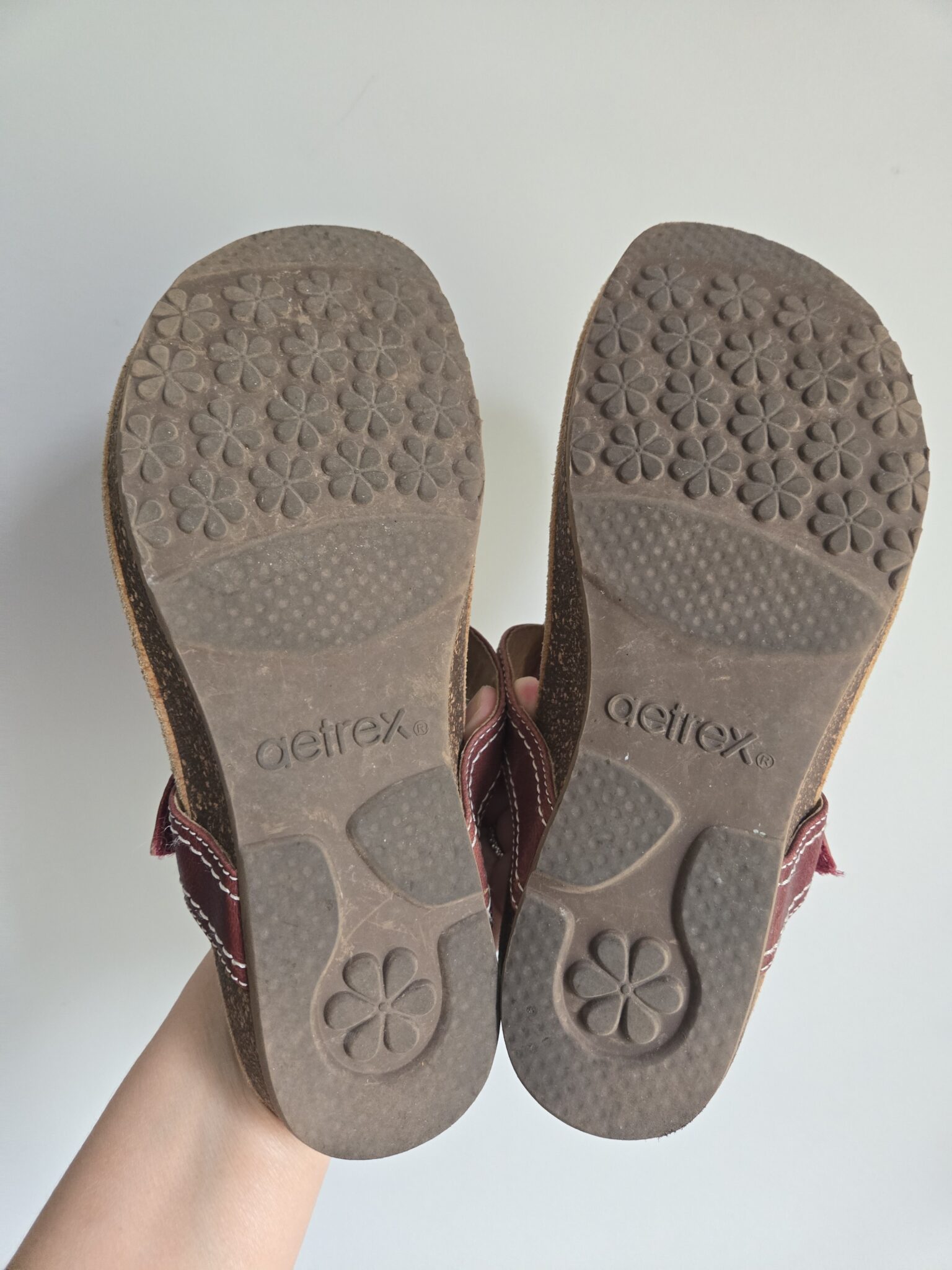 Image for Solde! Sandales confortables en cuir Aetrex