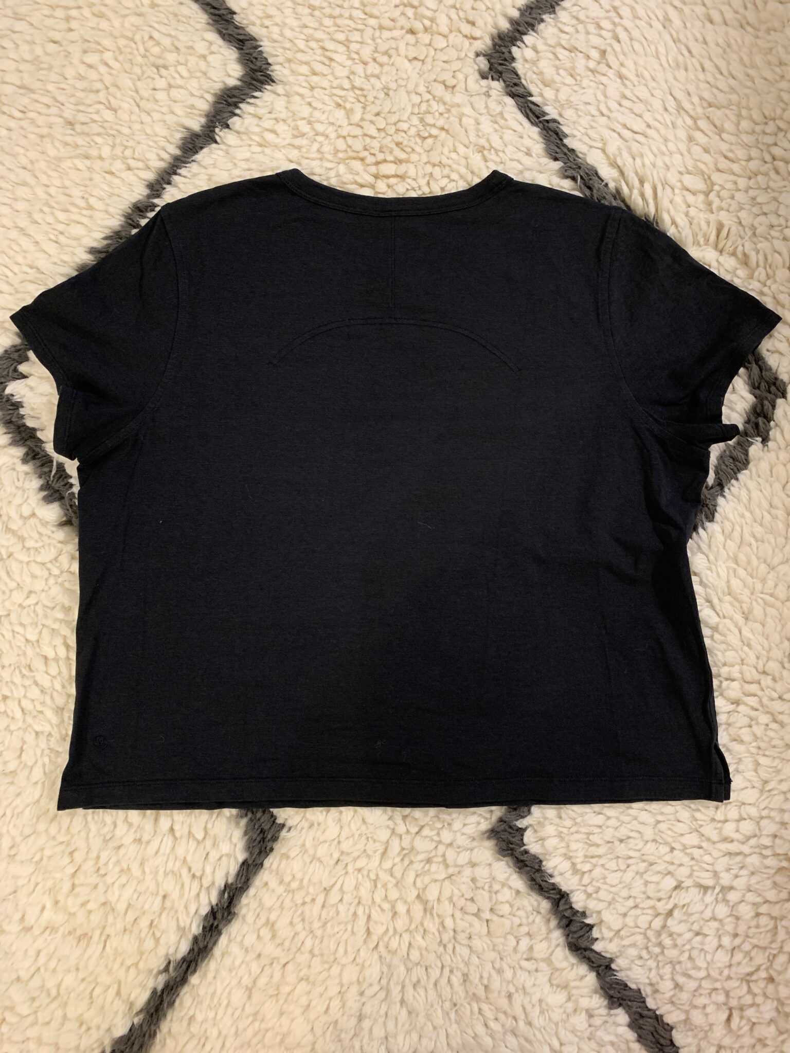 Image for Black Cropped T-Shirt Lululemon