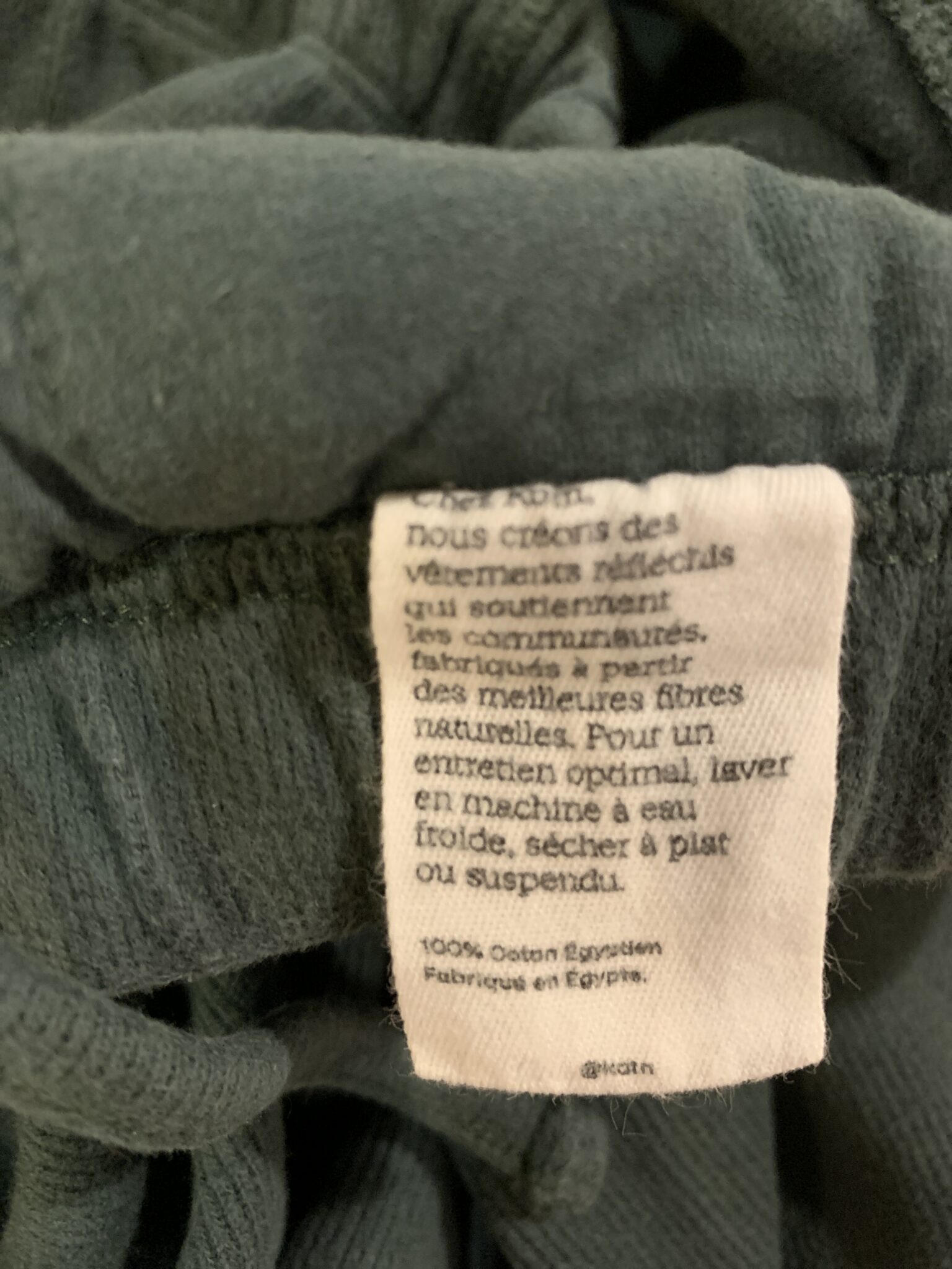 Image for Pantalon vert Kotn