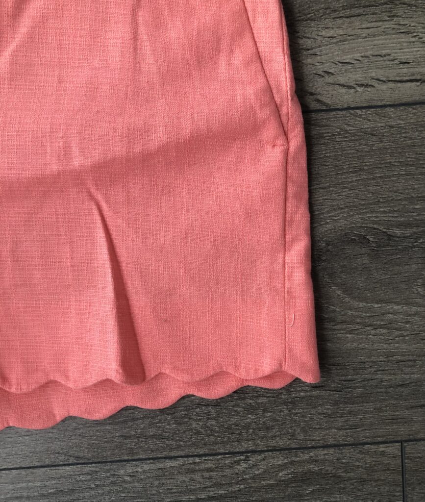 Image for J Crew Coral Scallop Shorts 2