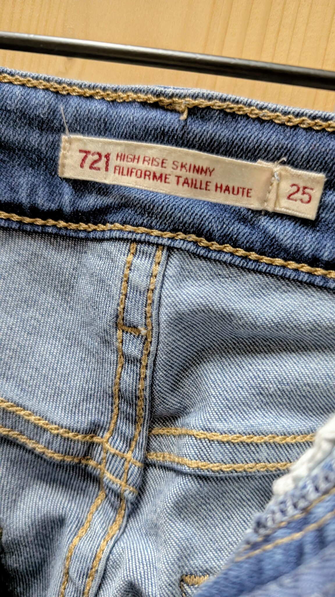 Image for Levis 721 high-waisted jeans
