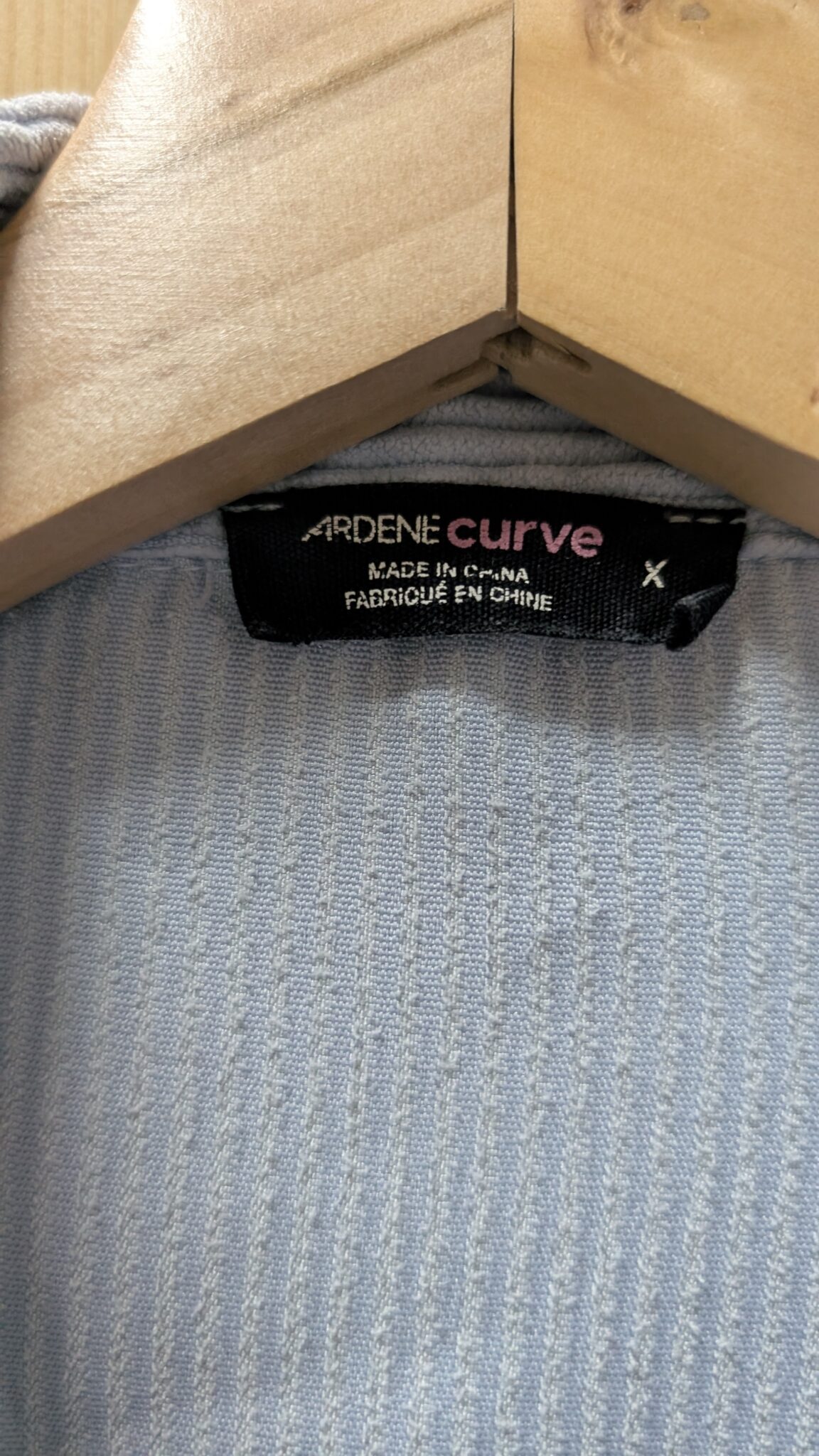 Image for Powder blue overshirt