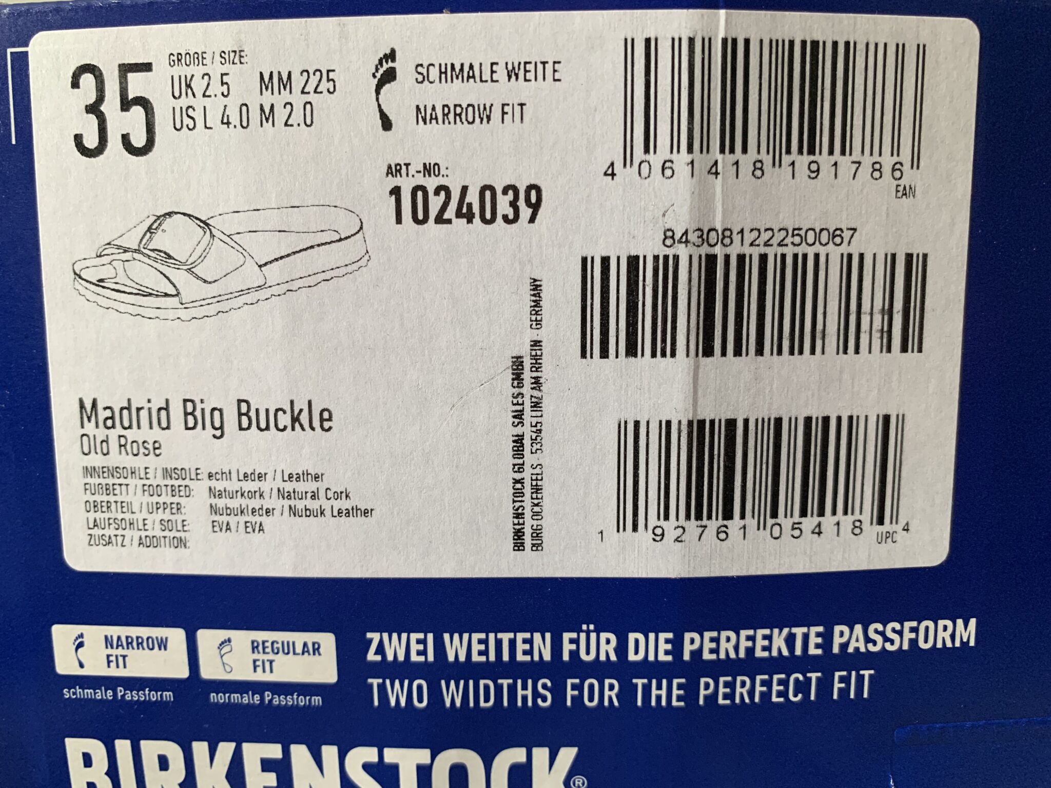 Image for BIRKENSTOCK MADRID BIG BUCKLE