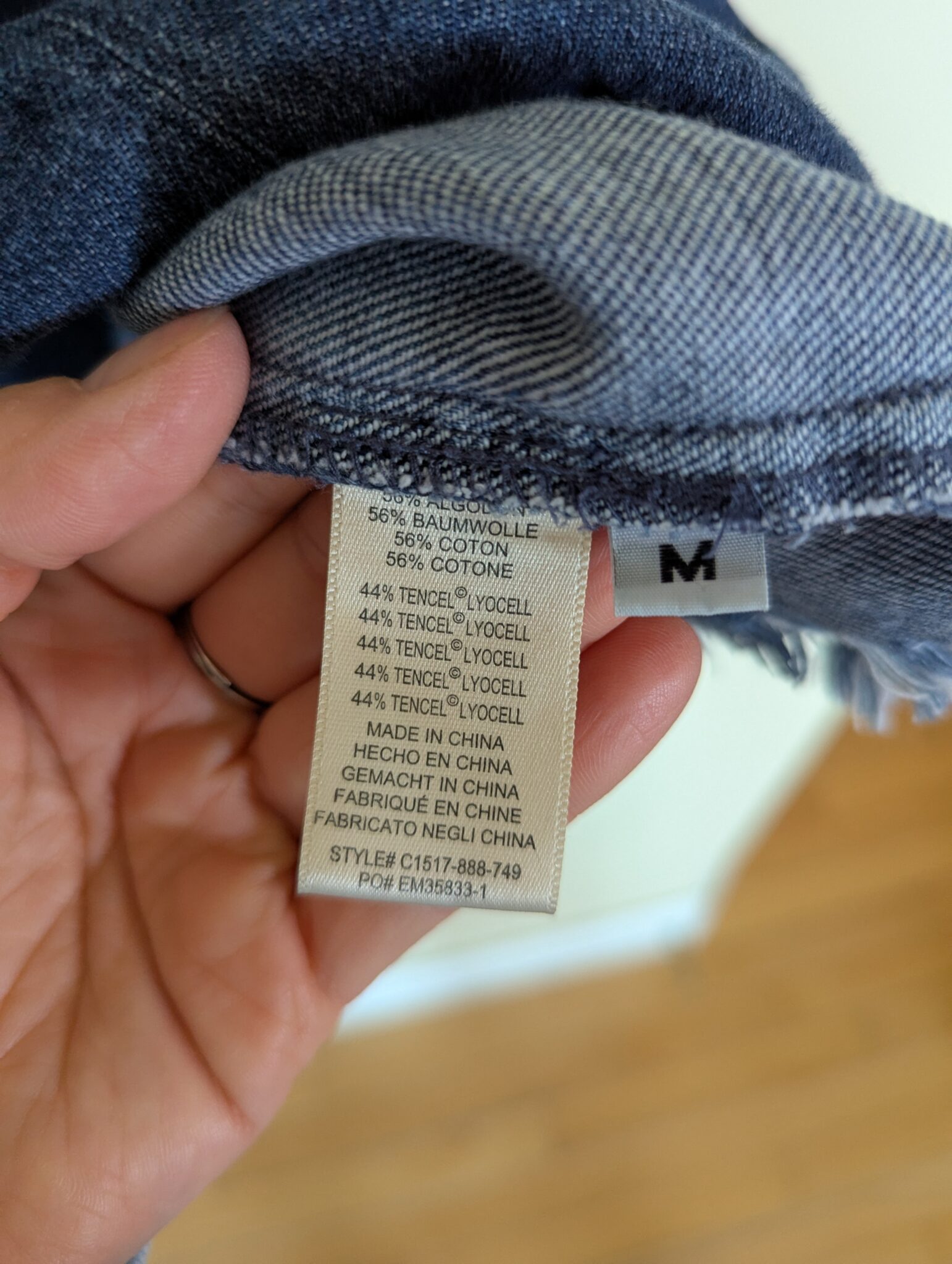 Image for Camisole effet denim