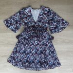 Featured thumbnail for Ganni Pleated Georgette Flounce Mini Dress 32