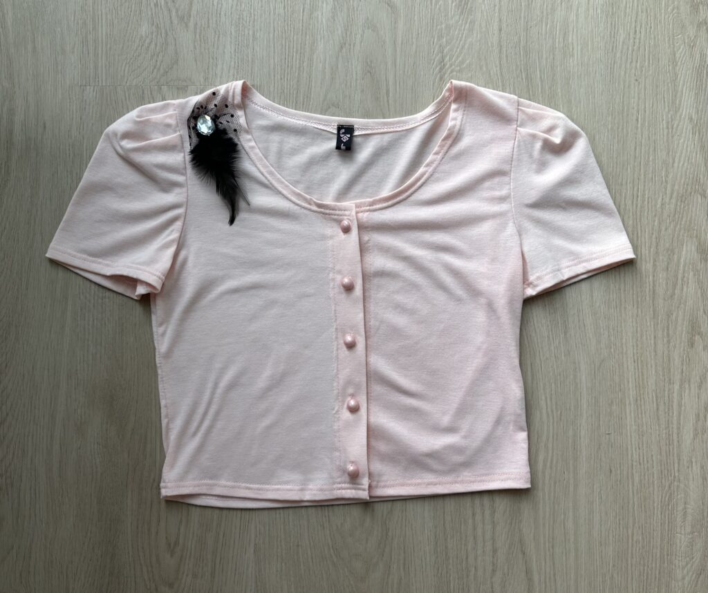 Featured image for Pink Cotton Blouse XS