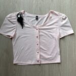 Featured thumbnail for Pink Cotton Blouse XS