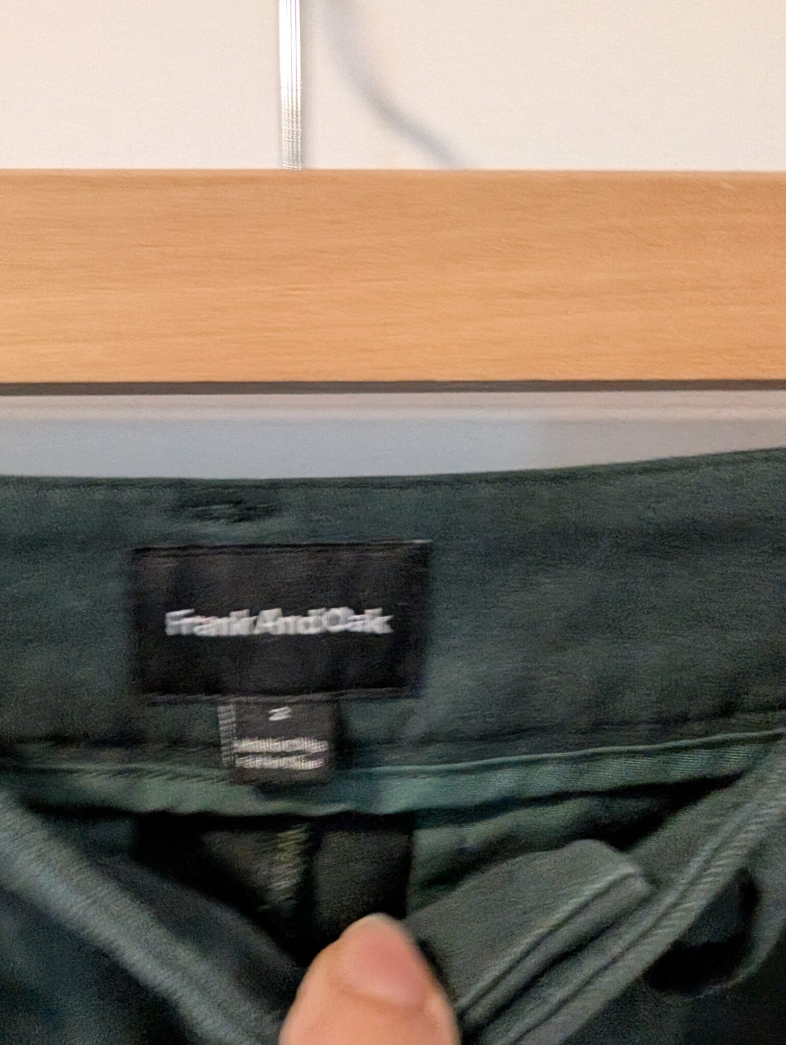 Image for Frank and Oak/Pantalons Josephine Sz 2