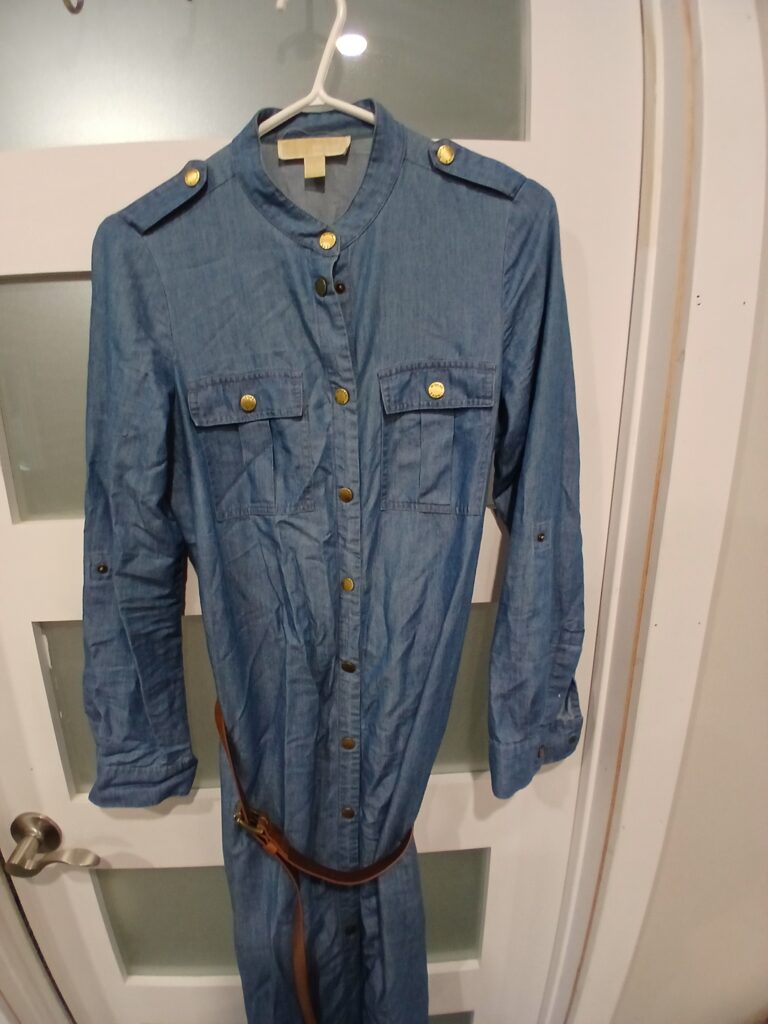 Image for XS Michael Kors jeans dress
