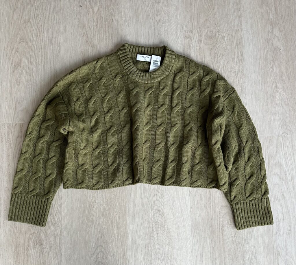 Featured image for Babaton Glory Sweater Green 2XS