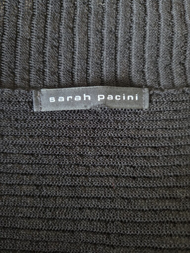 Image for Sarah Pacini-Elegant short black open cardigan