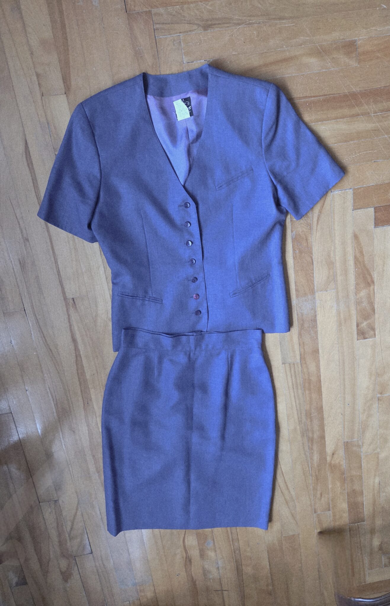 Image for Magnifique blazer et jupe en mélange de lin Pervenche