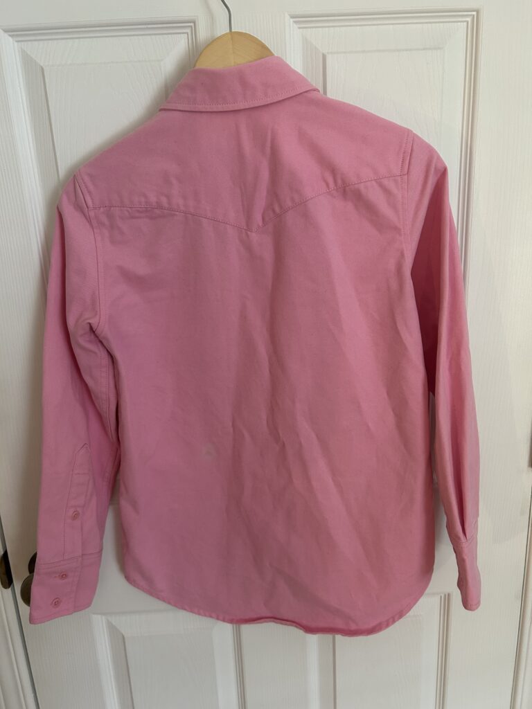 Image for Structured pink jacket (jeans style)