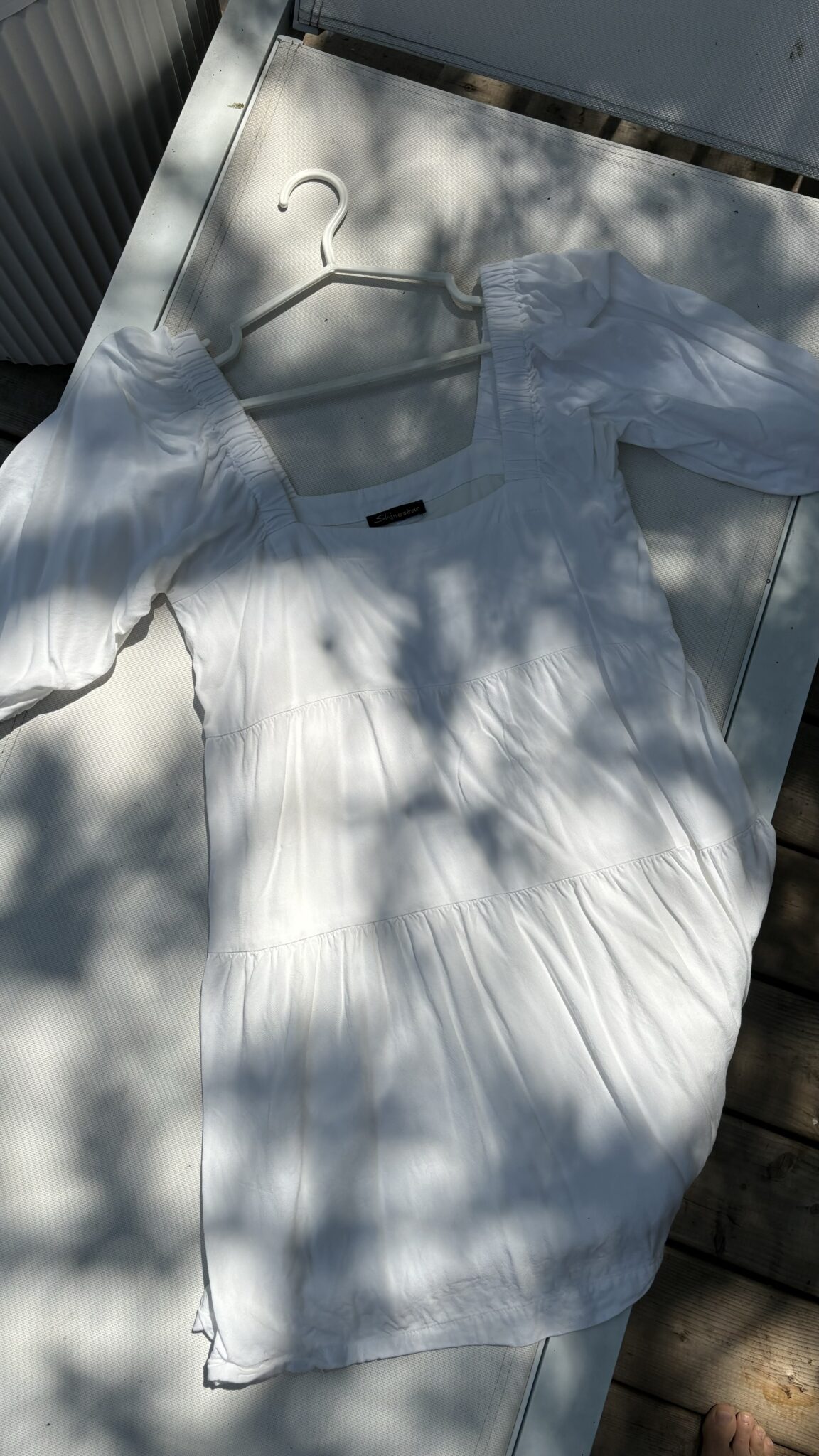 Featured image for Robe mini blanche
