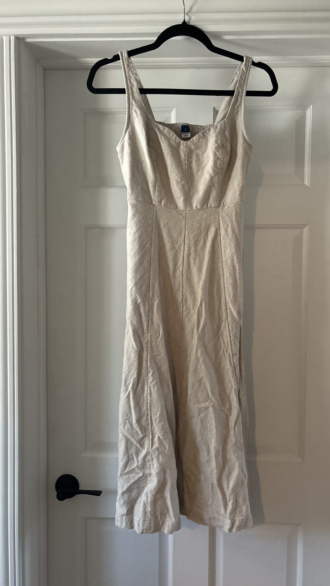 Featured image for Robe midi en lin beige