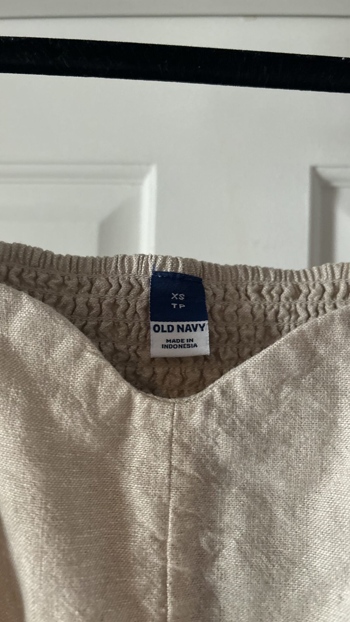 Image for Robe midi en lin beige