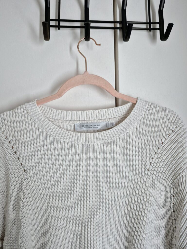 Image for Chandail Contemporaine blanc XS
