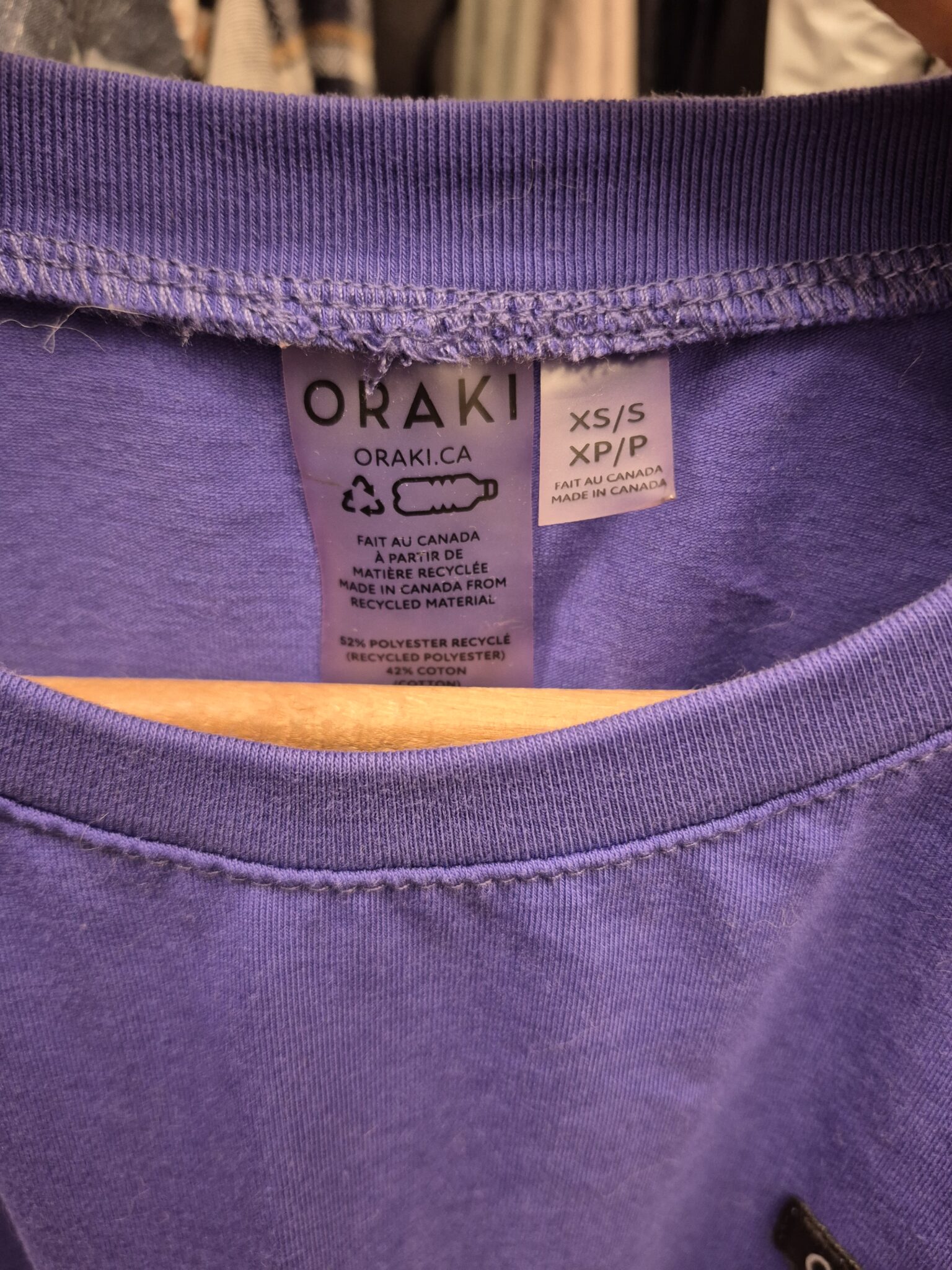 Image for Oversized t-shirt royal blue