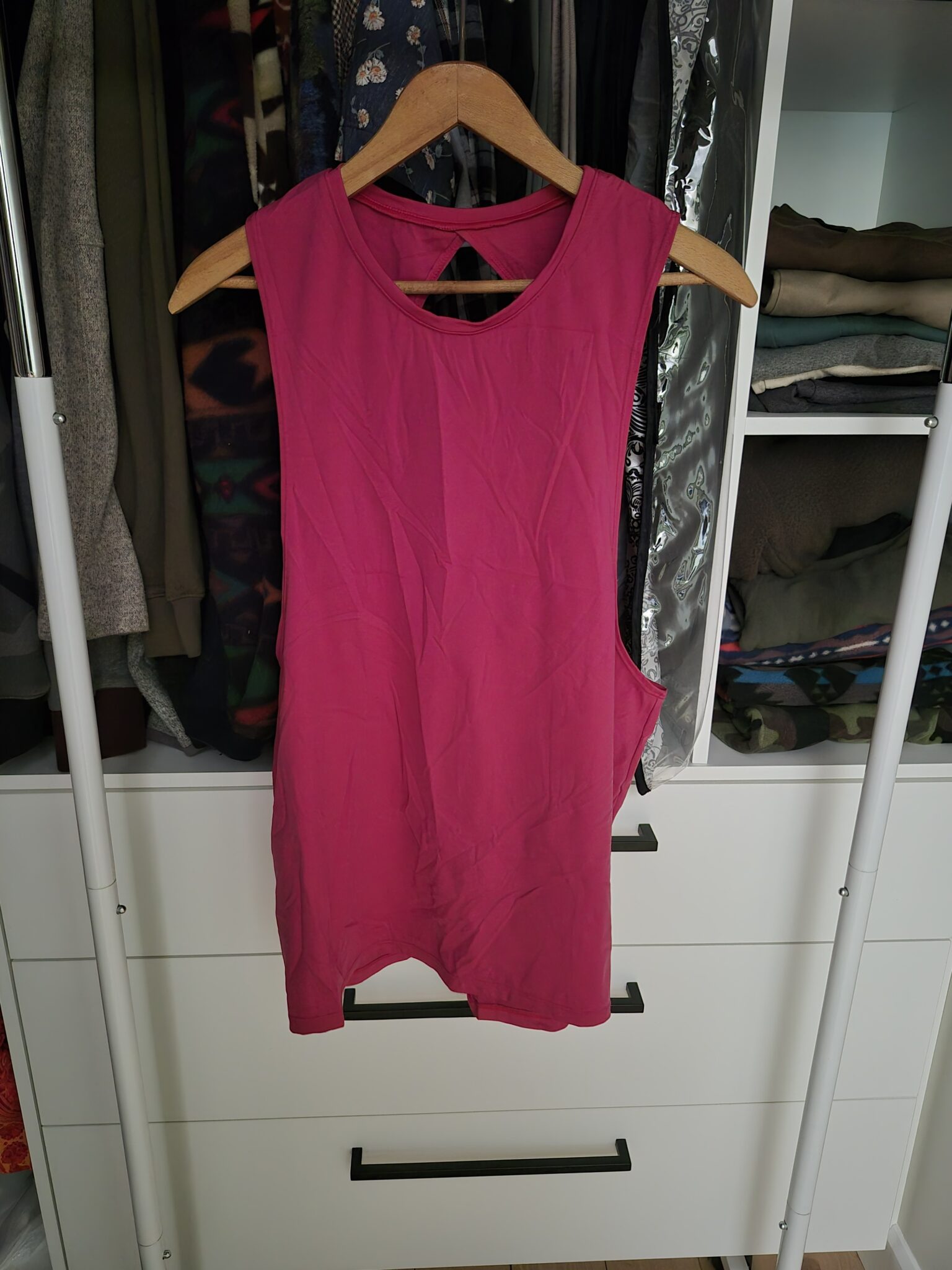 Featured image for Open back cami fuschia