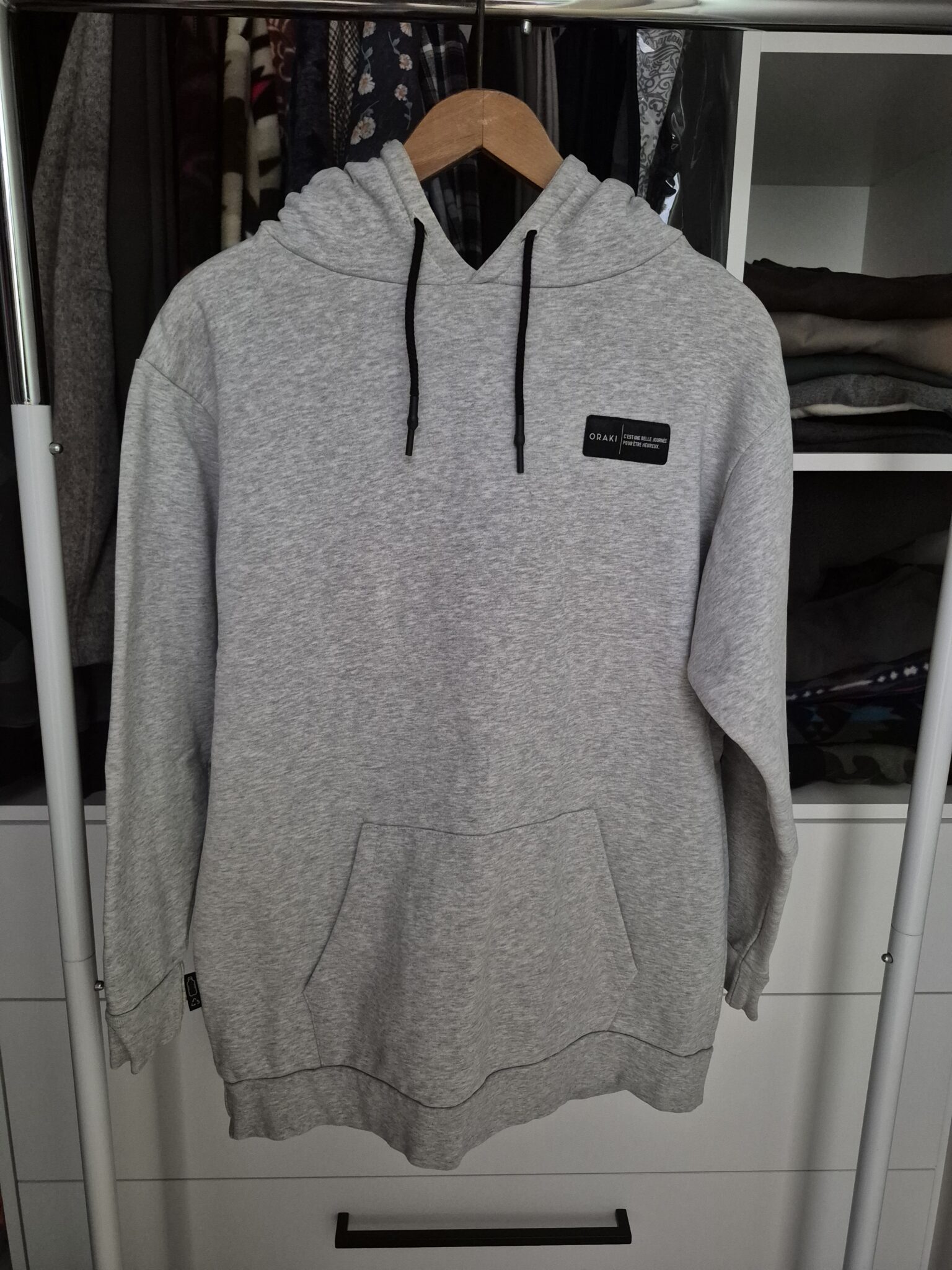 Featured image for Oversized hoodie heather grey