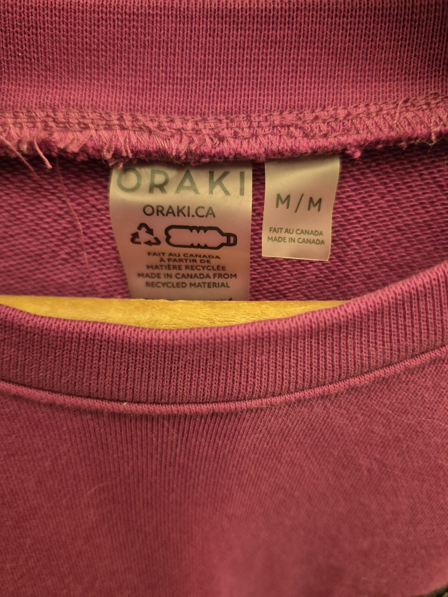 Image for Extra oversized crewneck magenta