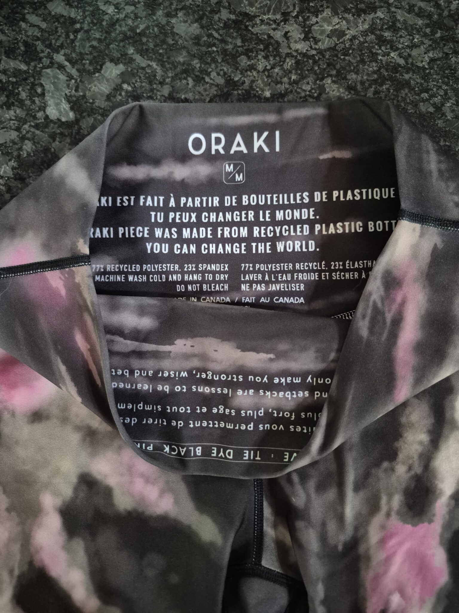 Image for Pink tie-dye biker shorts