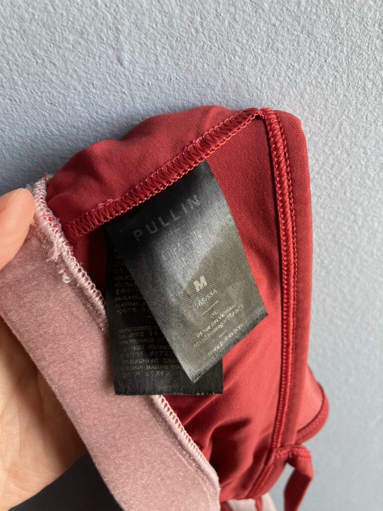 Image for Bi-material sports bralette
