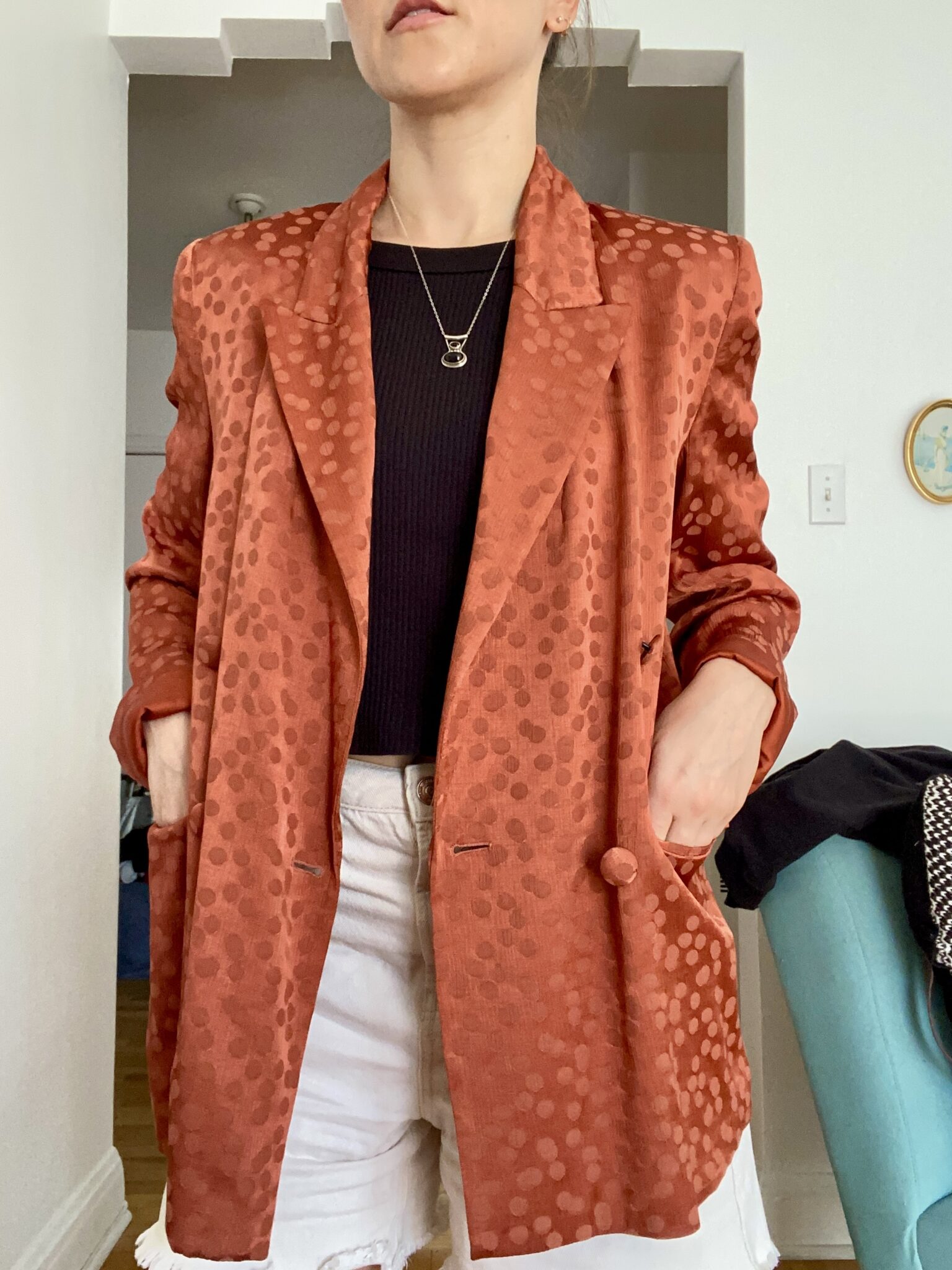 Featured image for Veste Mango terracotta