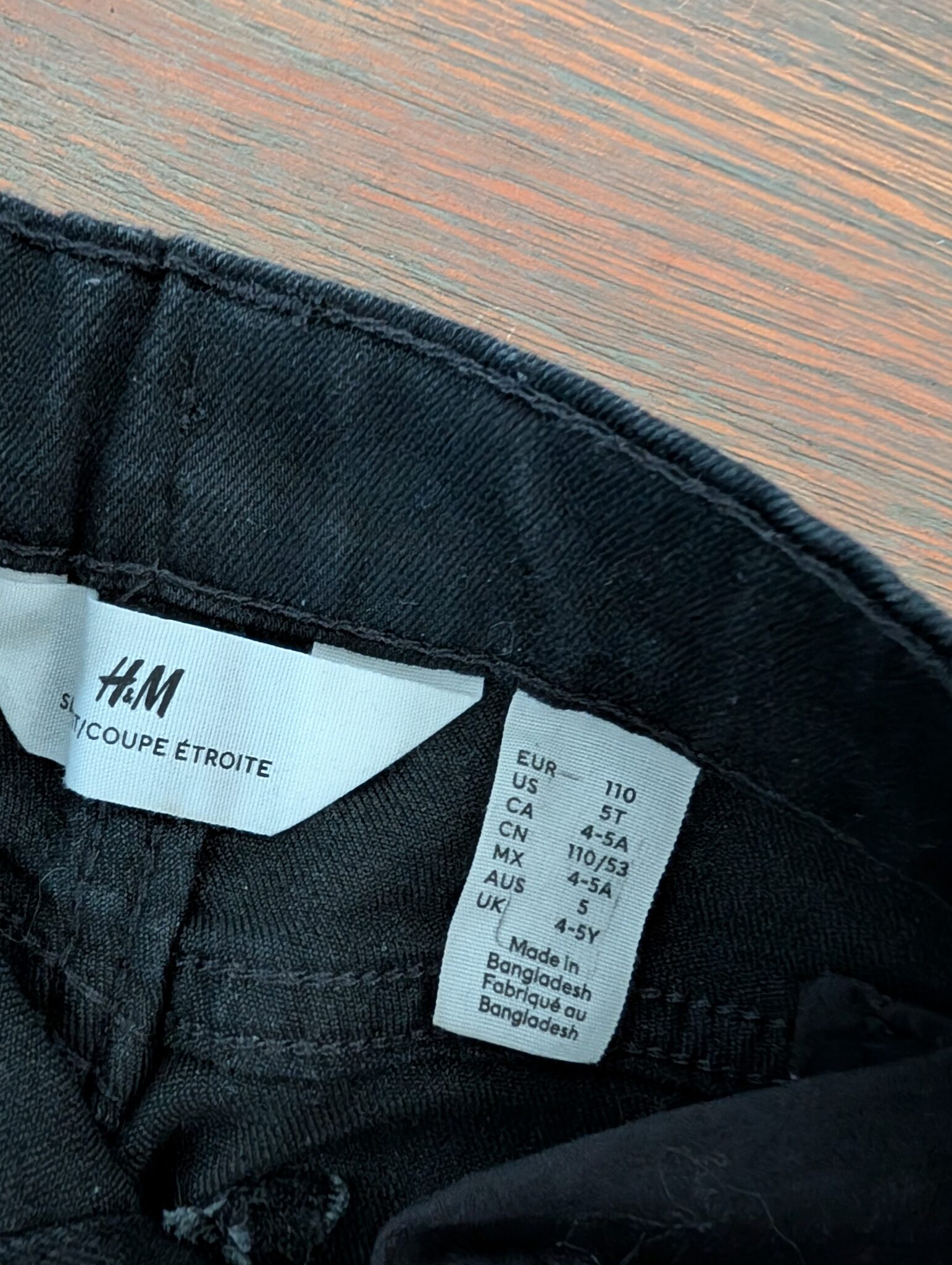 Image for Jeans HM 5 ans