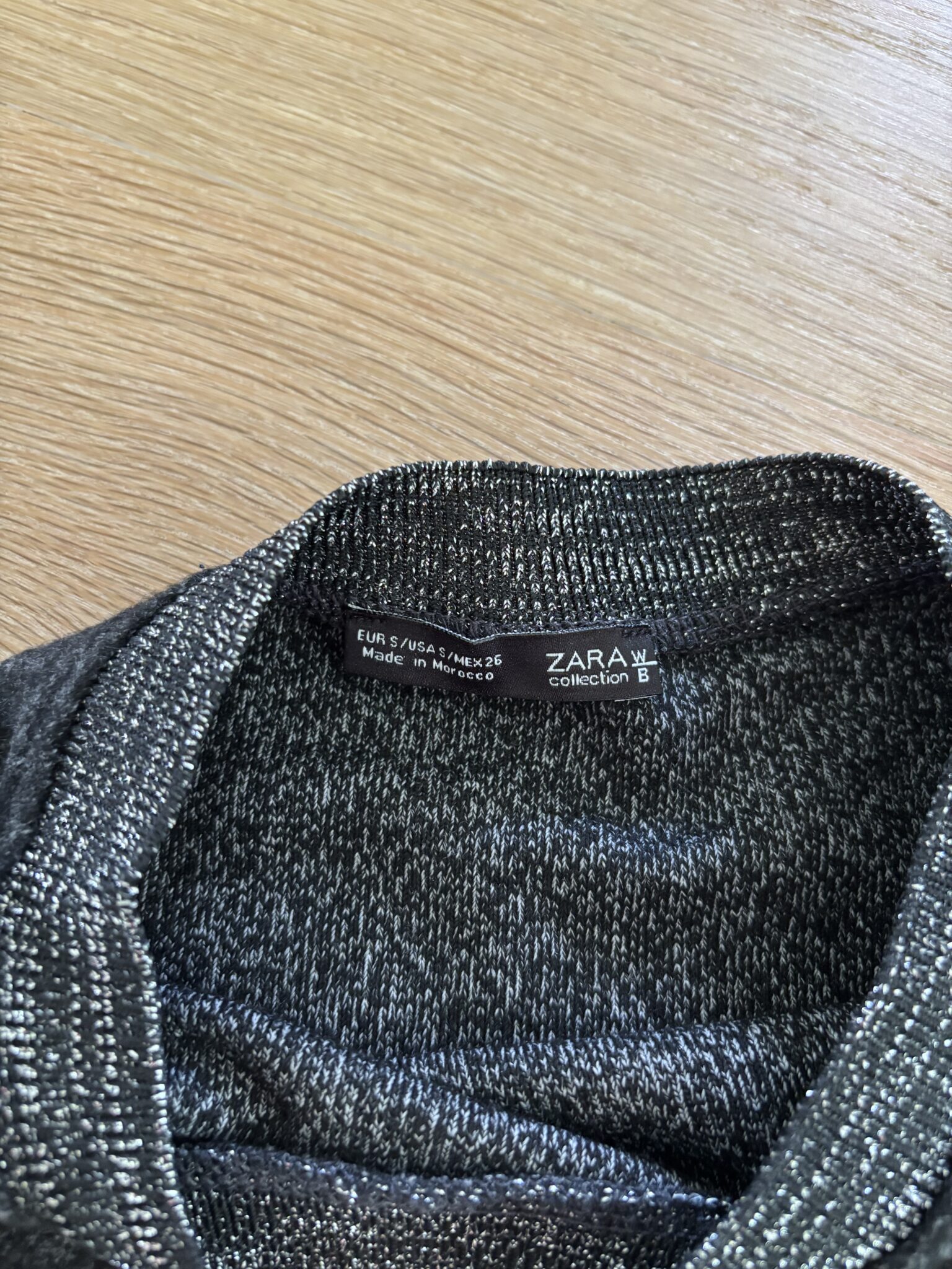 Image for T-shirt with "Whatever "ZARA (S)