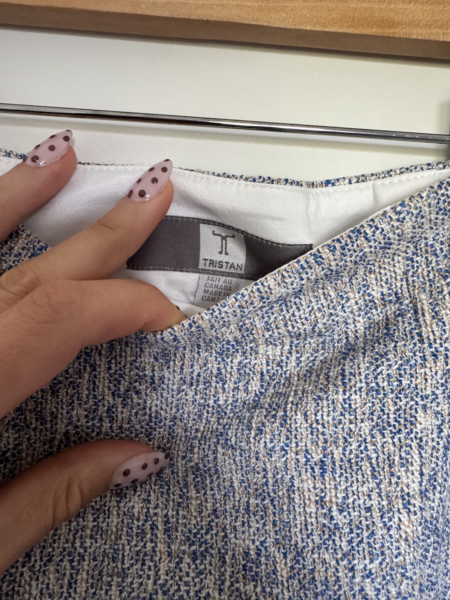 Image for Magnigique Tweed Skirt - made in Canada