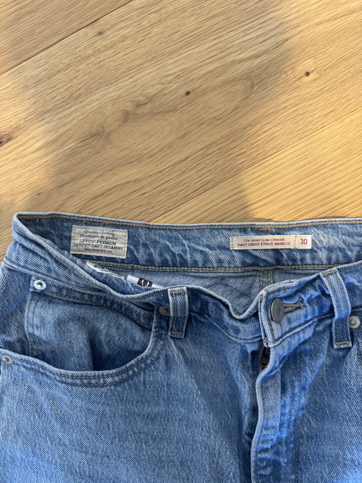 Image for Jeans Levis droit étroit années 70