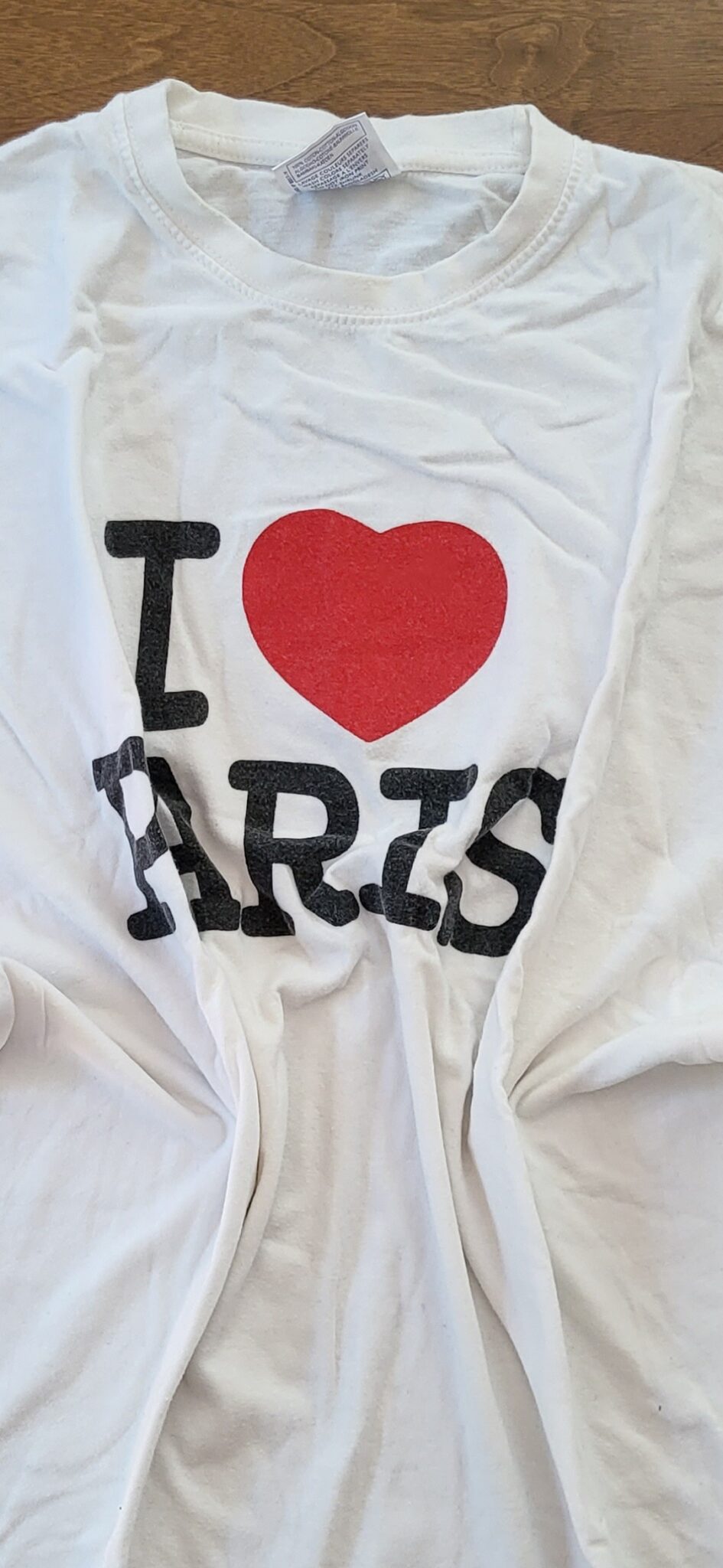Image for T-shirt classique I love Paris touriste