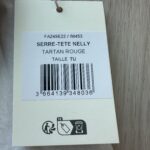 Thumbnail for Balzac Nelly Red Tartan Headband