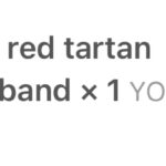Thumbnail for Balzac Nelly Red Tartan Headband