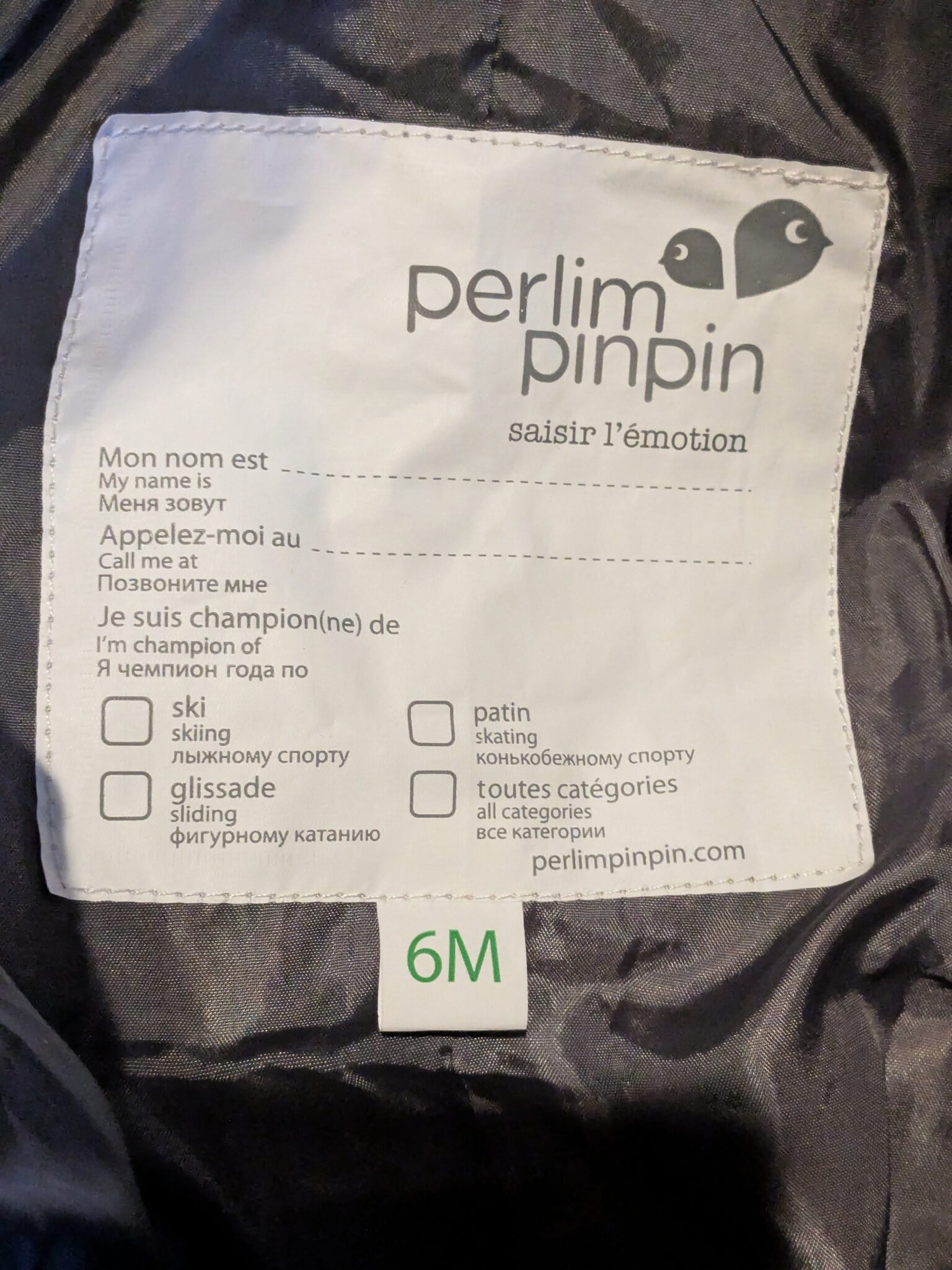 Image for Manteau d'hiver Perlimpinpin