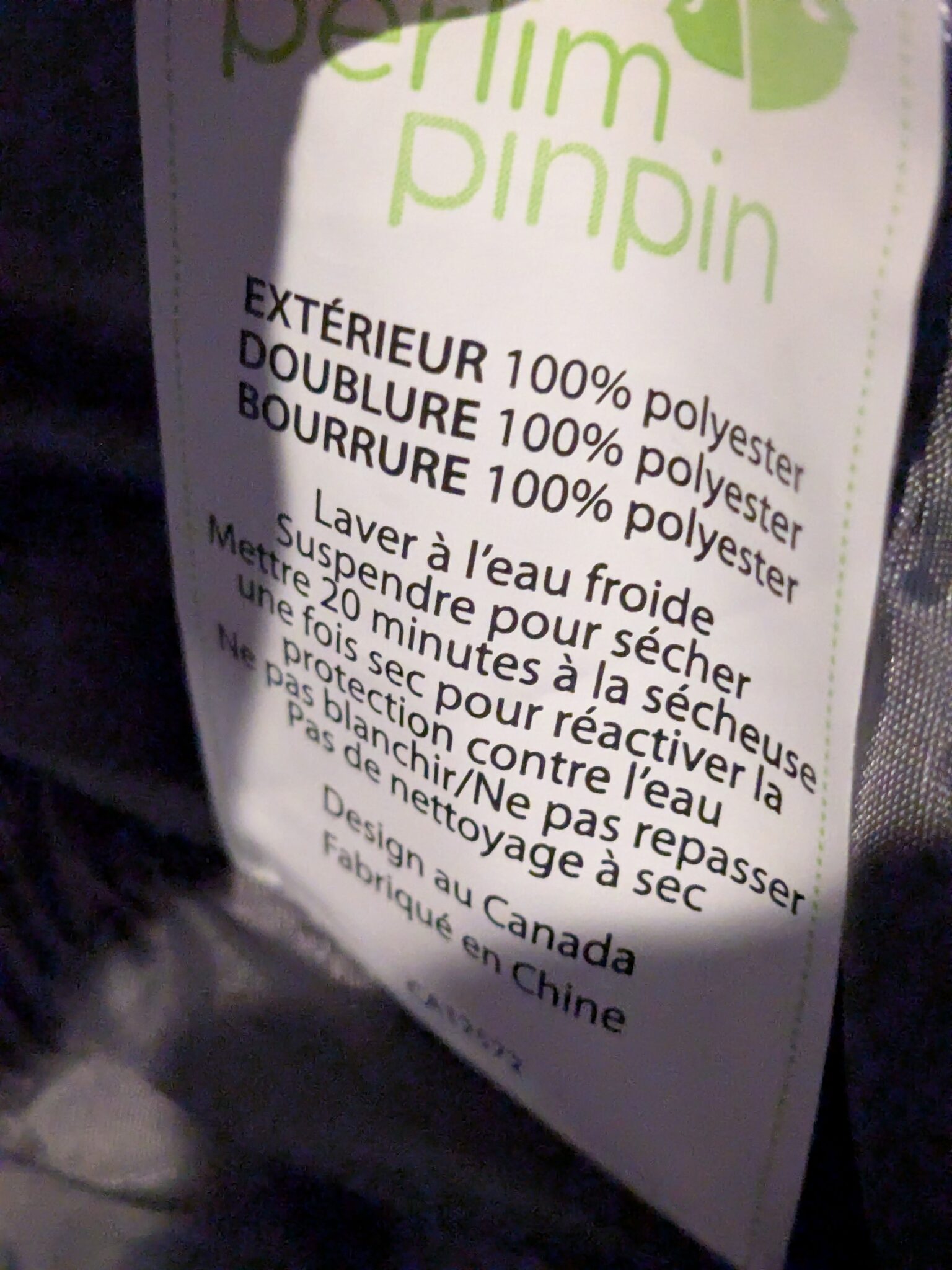 Image for Manteau d'hiver Perlimpinpin