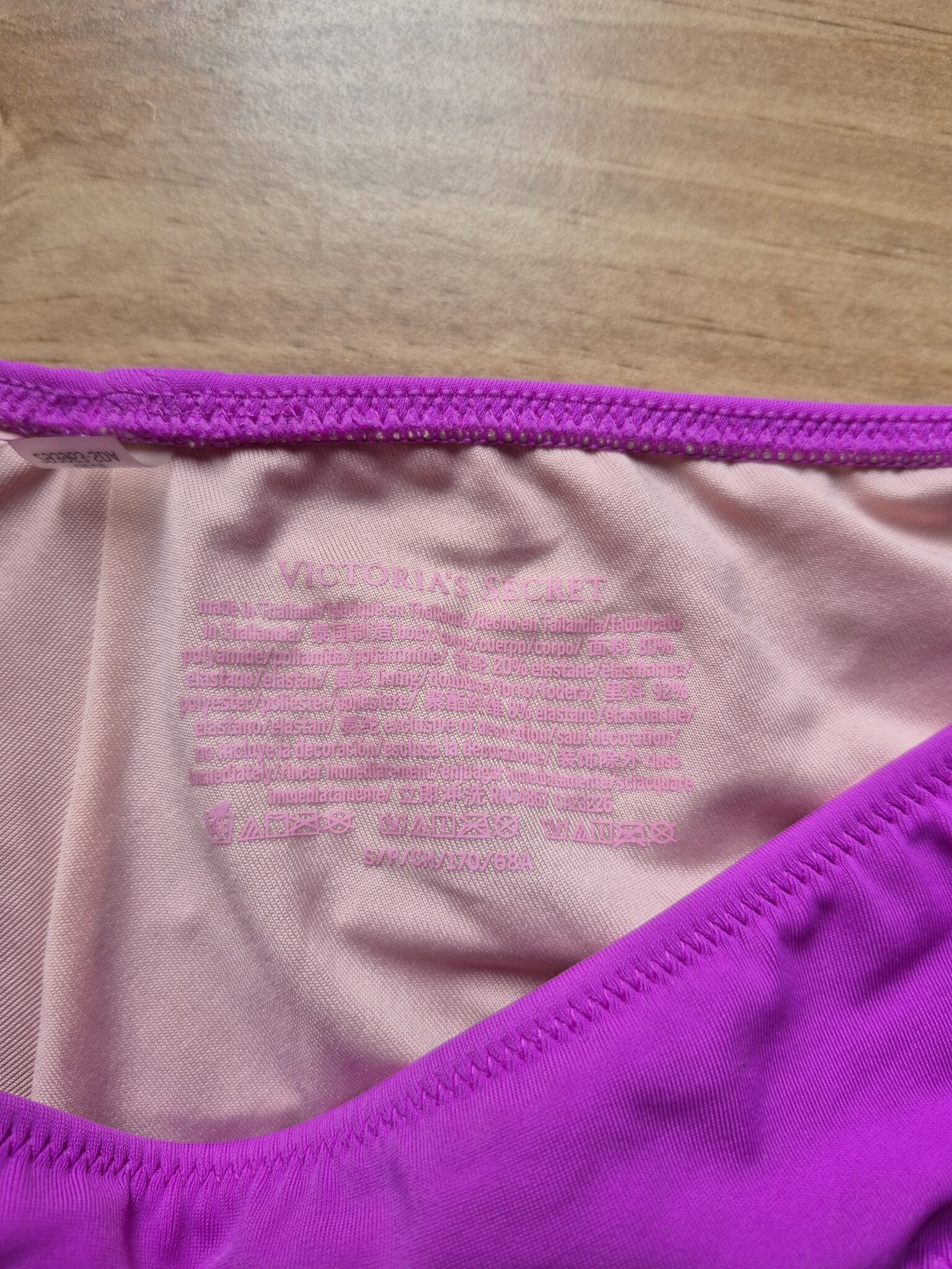 Image for Victoria's Secret swimming costume in mauve Small