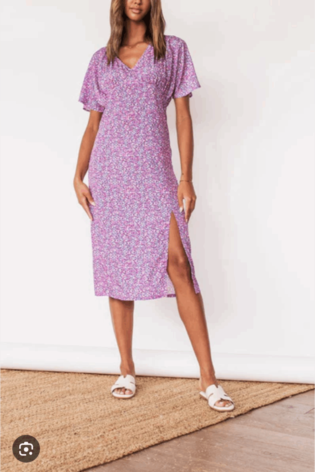 Featured image for Dailystory/Robe midi Fleurie Sz L