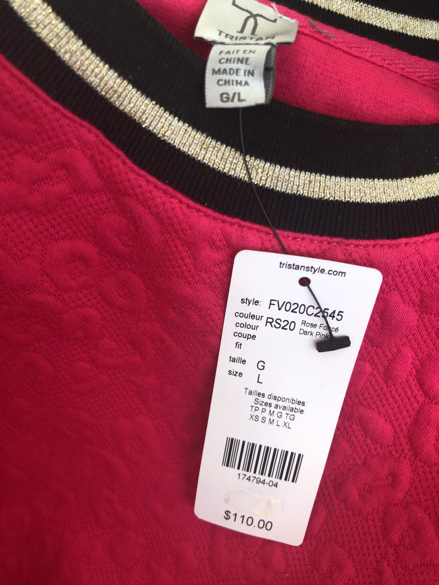 Image for Textured TRISTAN jumper