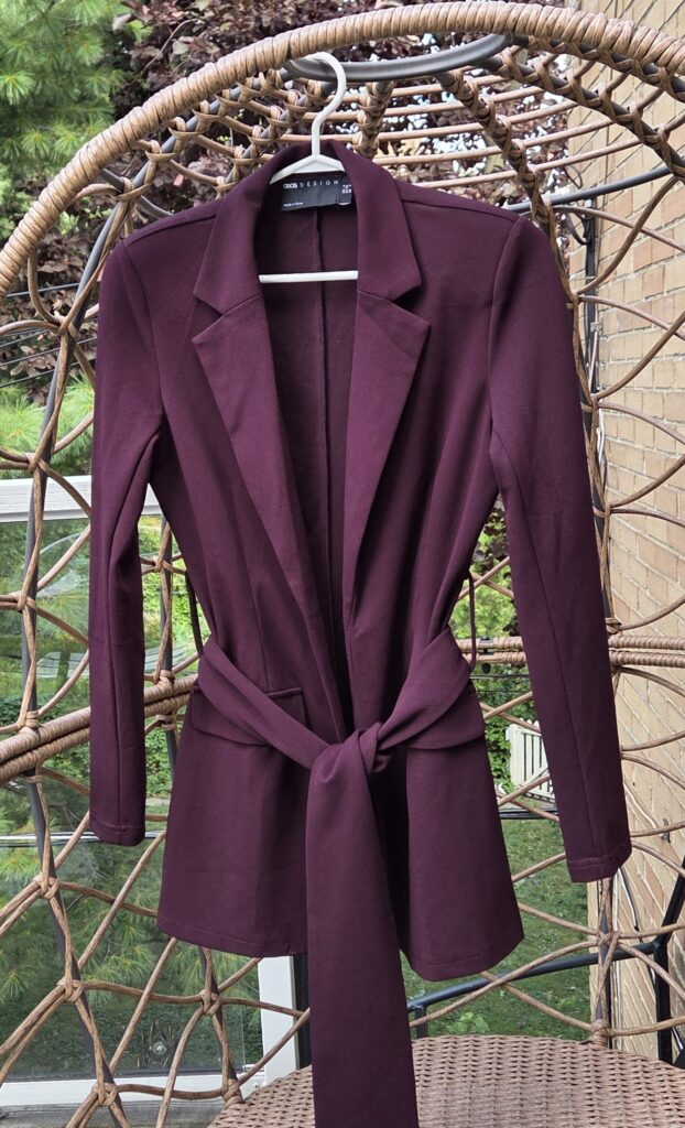 Featured image for Asos Design-Veste ouverte avec ceinture