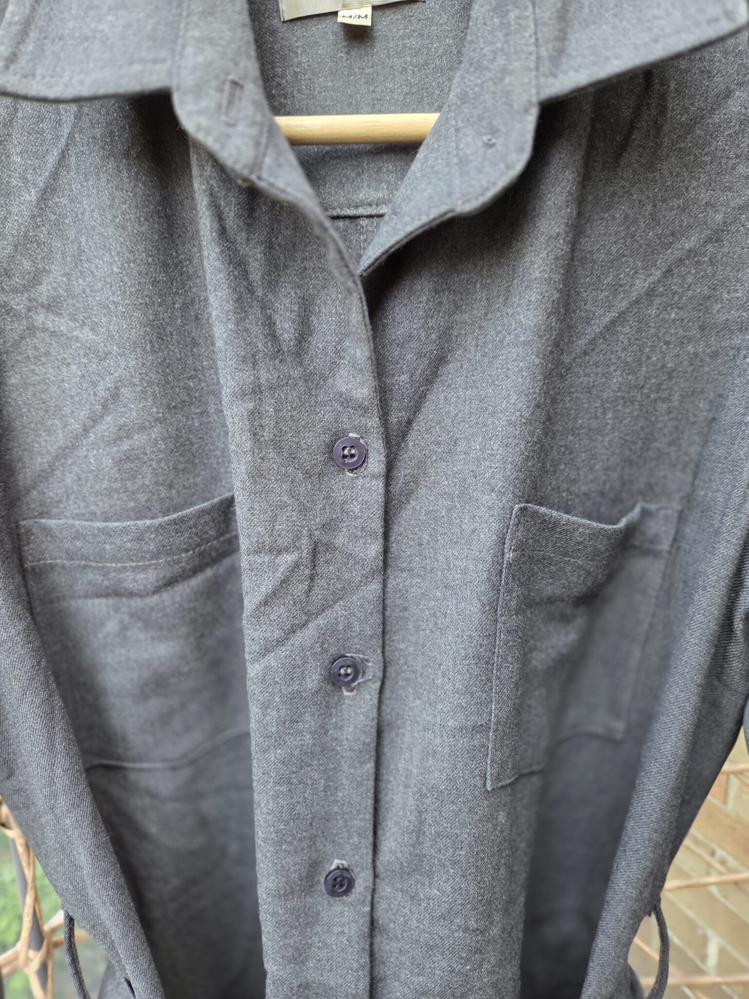 Image for François Beauregard-Robe grise 80% laine fine